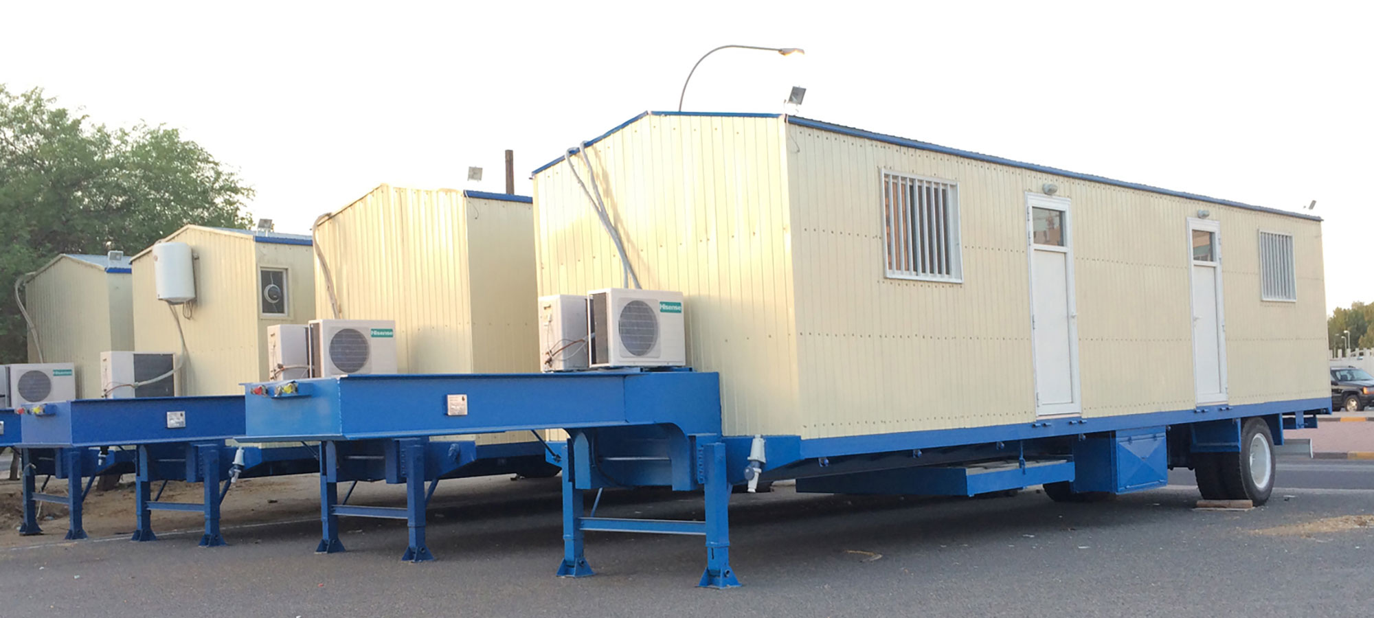 Heavy duty office trailers