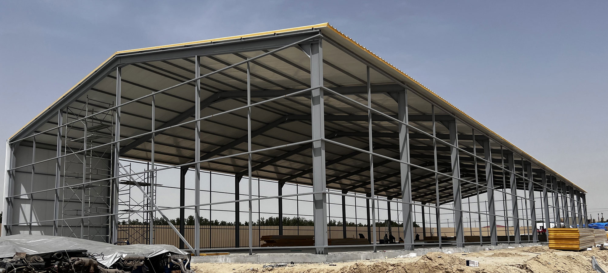 Large hangar built in Kuwait